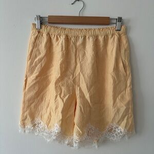 J. Crew NWOT Lace Trimmed Shorts